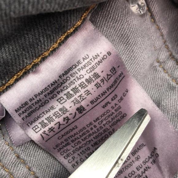 VINTAGE MENS LEVI 505 REGULAR FIT GRAYWASH JEANS 30x30 🇺🇸 - Picture 5 of 10